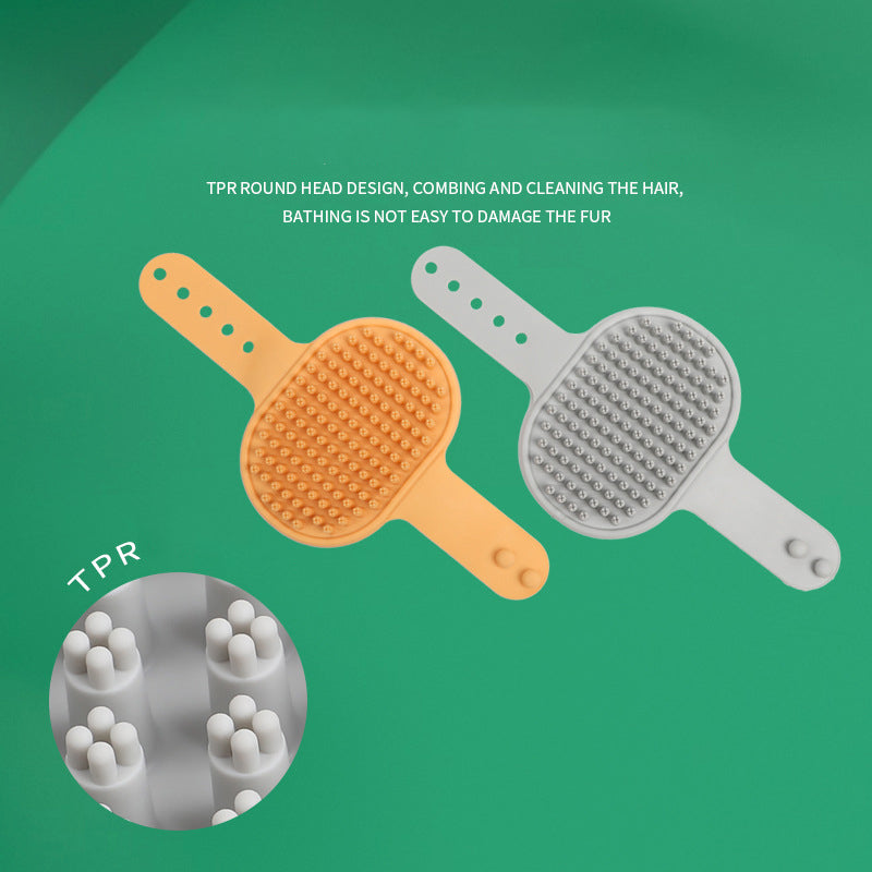 Pet Bath Gloves Dog Massage Brush Pet Bath Brush Cat Hair Removal Brush Bath Pet Supplies